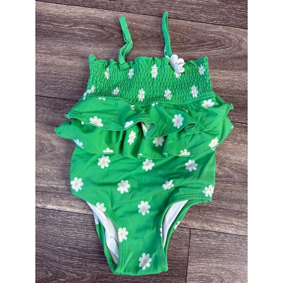 BABY GIRL LOT CLOTHES 12 MONTHS 3 PCS MINNIE MOUSE ANIMAL PRINT SWINSUIT - Picture 4 of 9